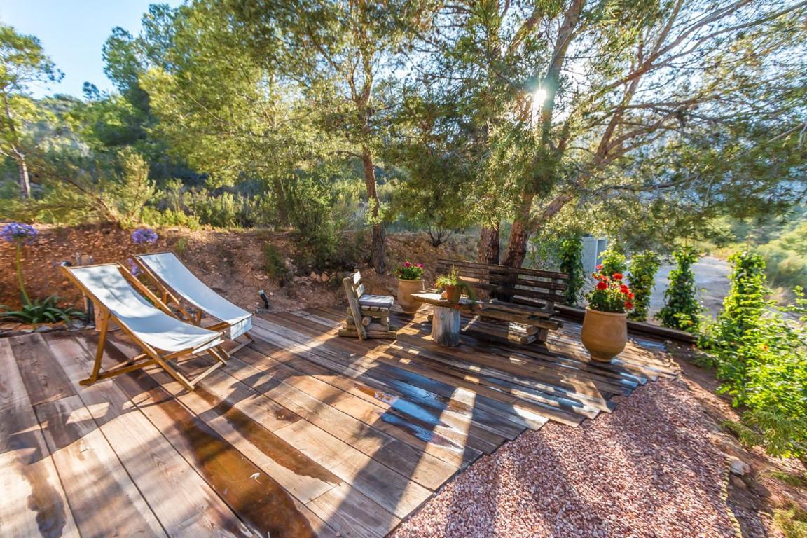 فيلا Casita Camino Viejo Aigues المظهر الخارجي الصورة
